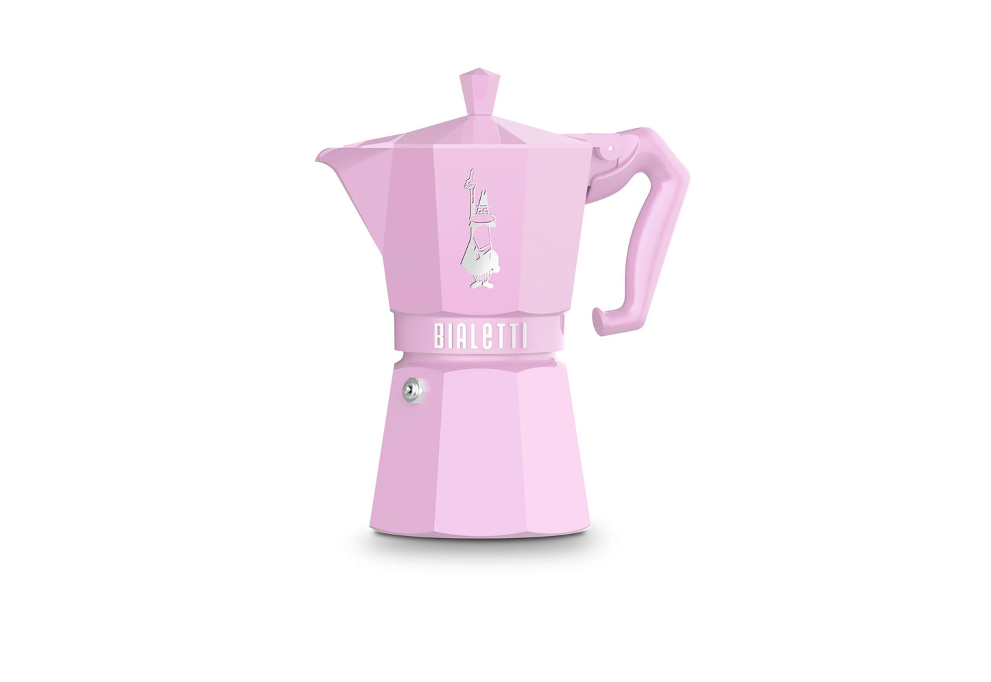 Bialetti Mocha Exclusive Pink 6 Cup Open Fire (Coffee Maker, Espresso Maker, Makinetta)
