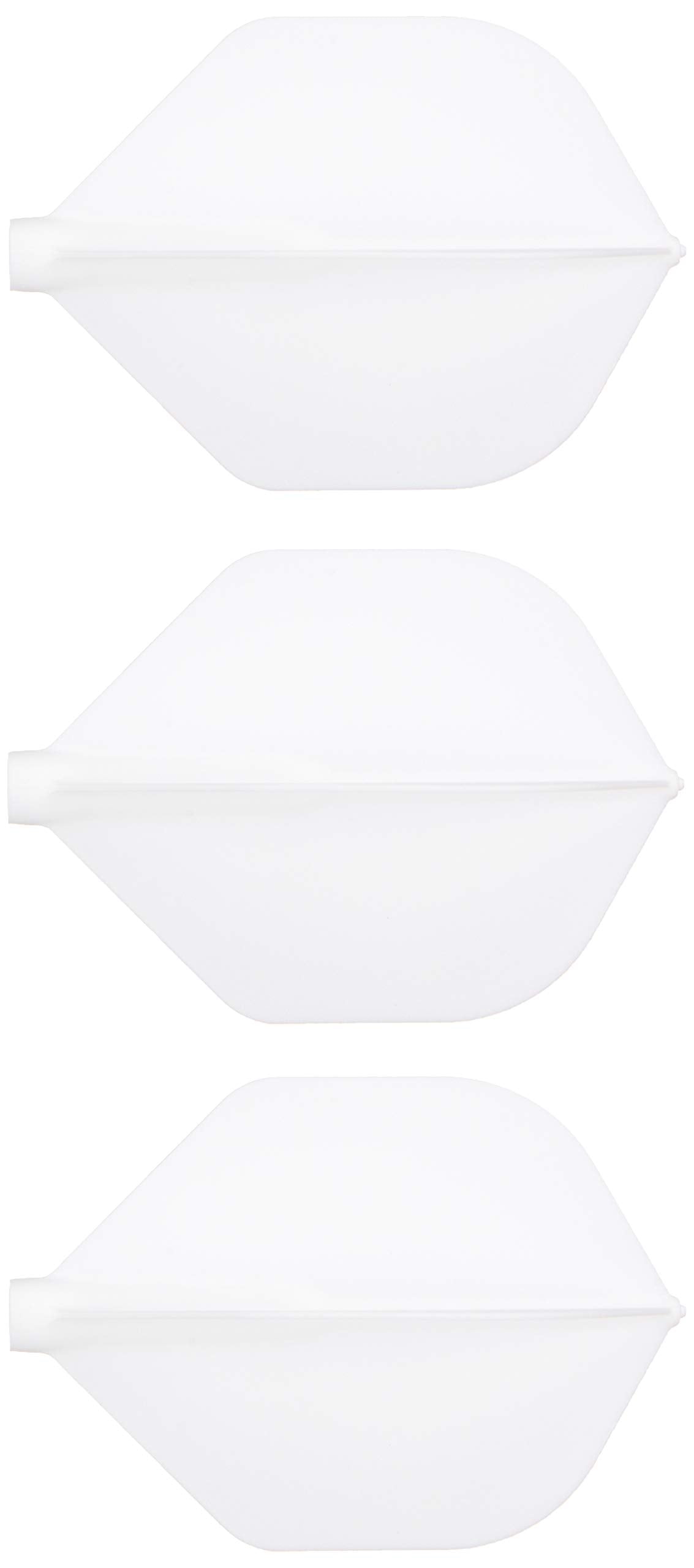 Cosmo Darts Fit Flights - 6 Pack Rocket Flights (White)