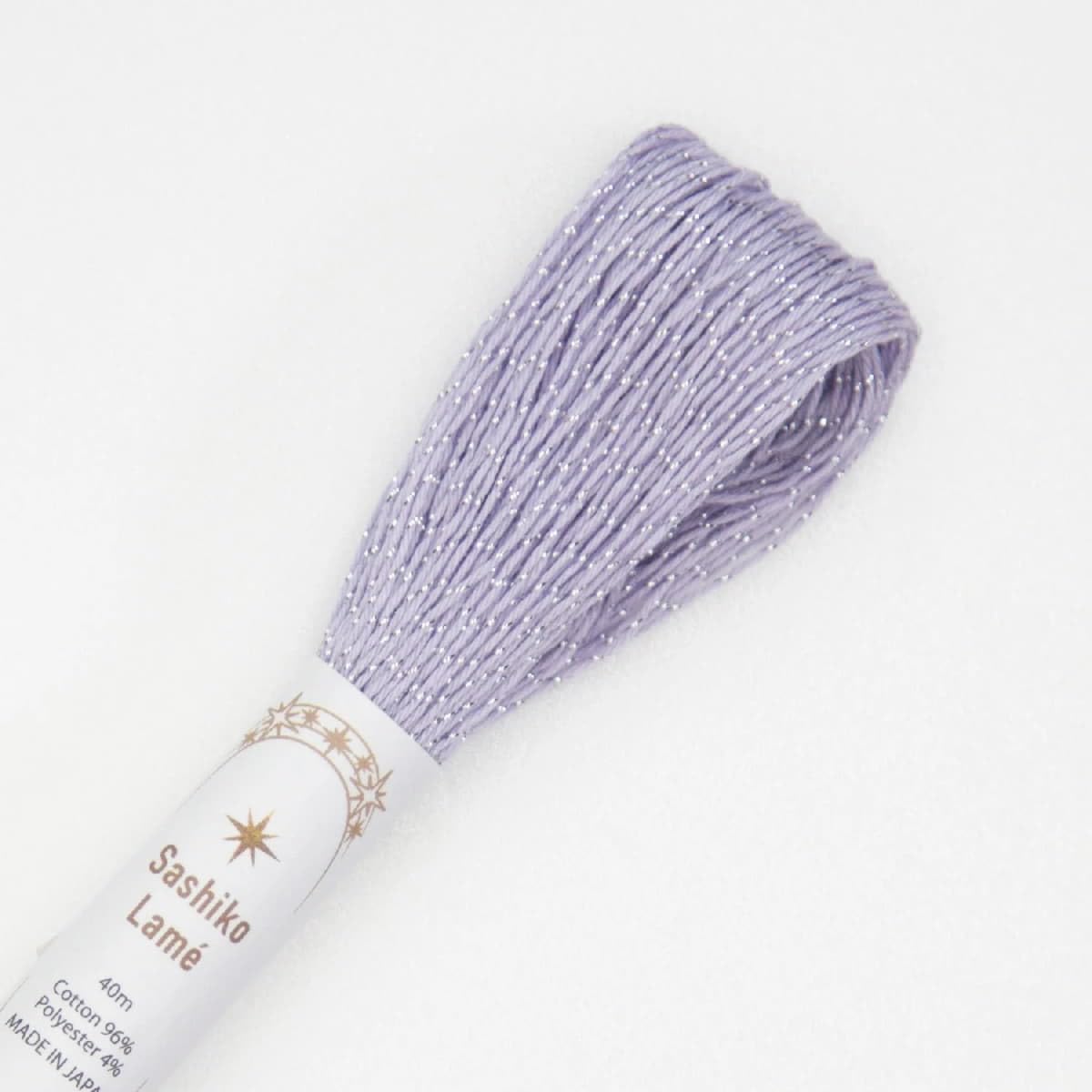 Olympus Metallic Sashiko Thread 40m Skein - Lamé Purple (#SL10)