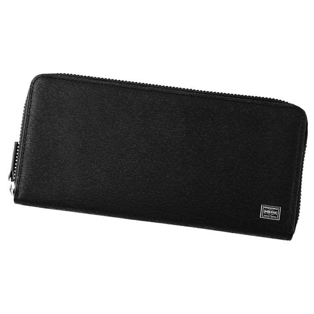 PORTER 052 - 02214 Long Wallet with Round Zipper - black -