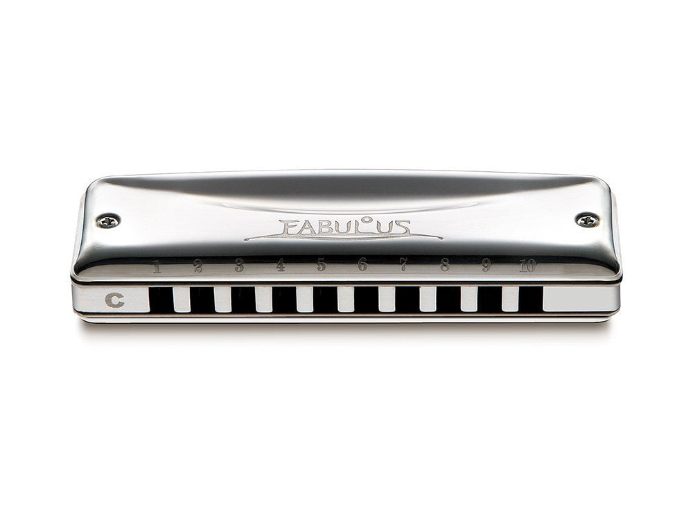 Suzuki F-20J-C Fabulous 10-Hole Diatonic Just Temperament Harmonica, Key of C