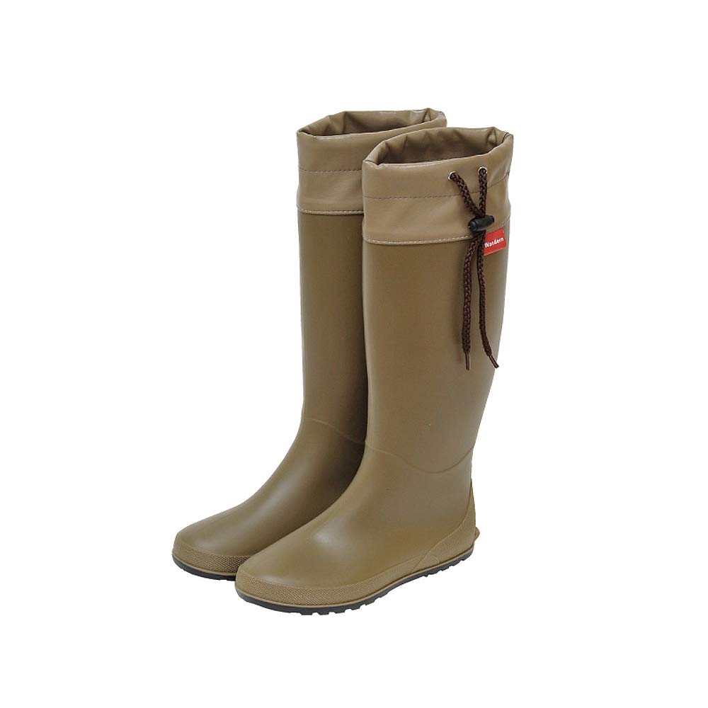 Maruwa Trade 4008656-02 Folding Rain Boots Brown L: 24~25cm