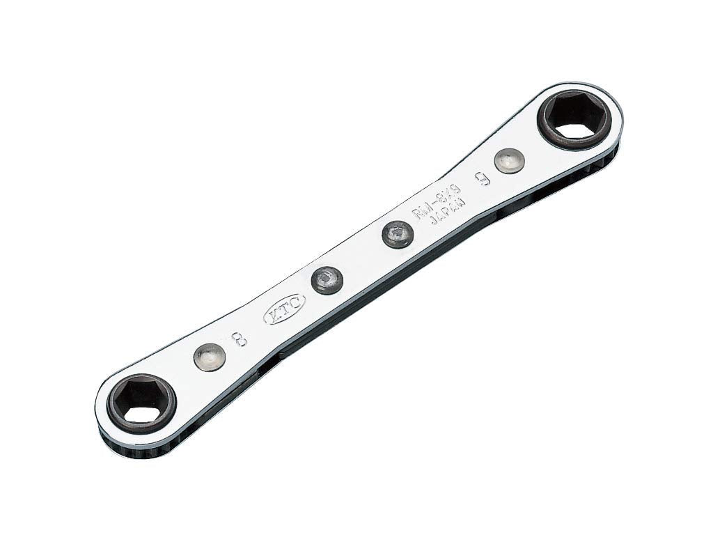 Kyoto Machine Tools (KTC) Plate Ratchet Glasses Wrench (Pack Included) RM-14X17S