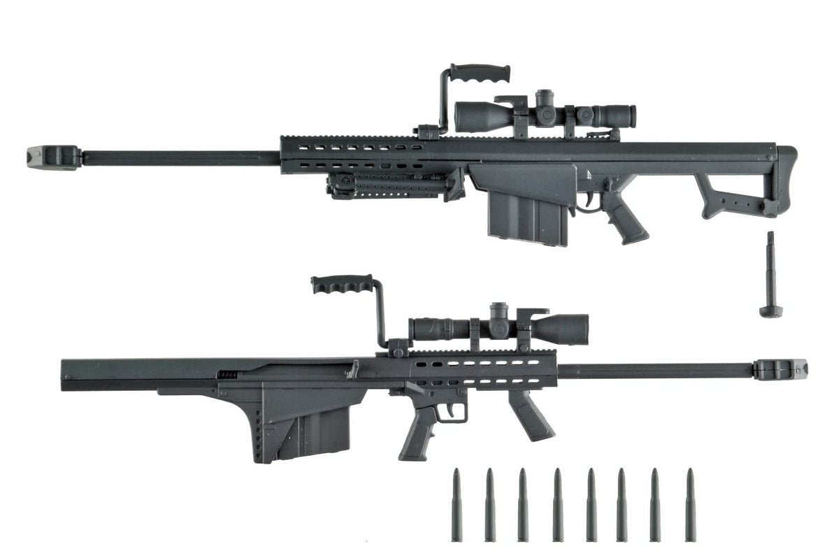 Tomytec 323082 Geocole Combat Weapons Series DCML03 Sniper Set A, Non-Scale Plastic Model, Molded Color (Gray)