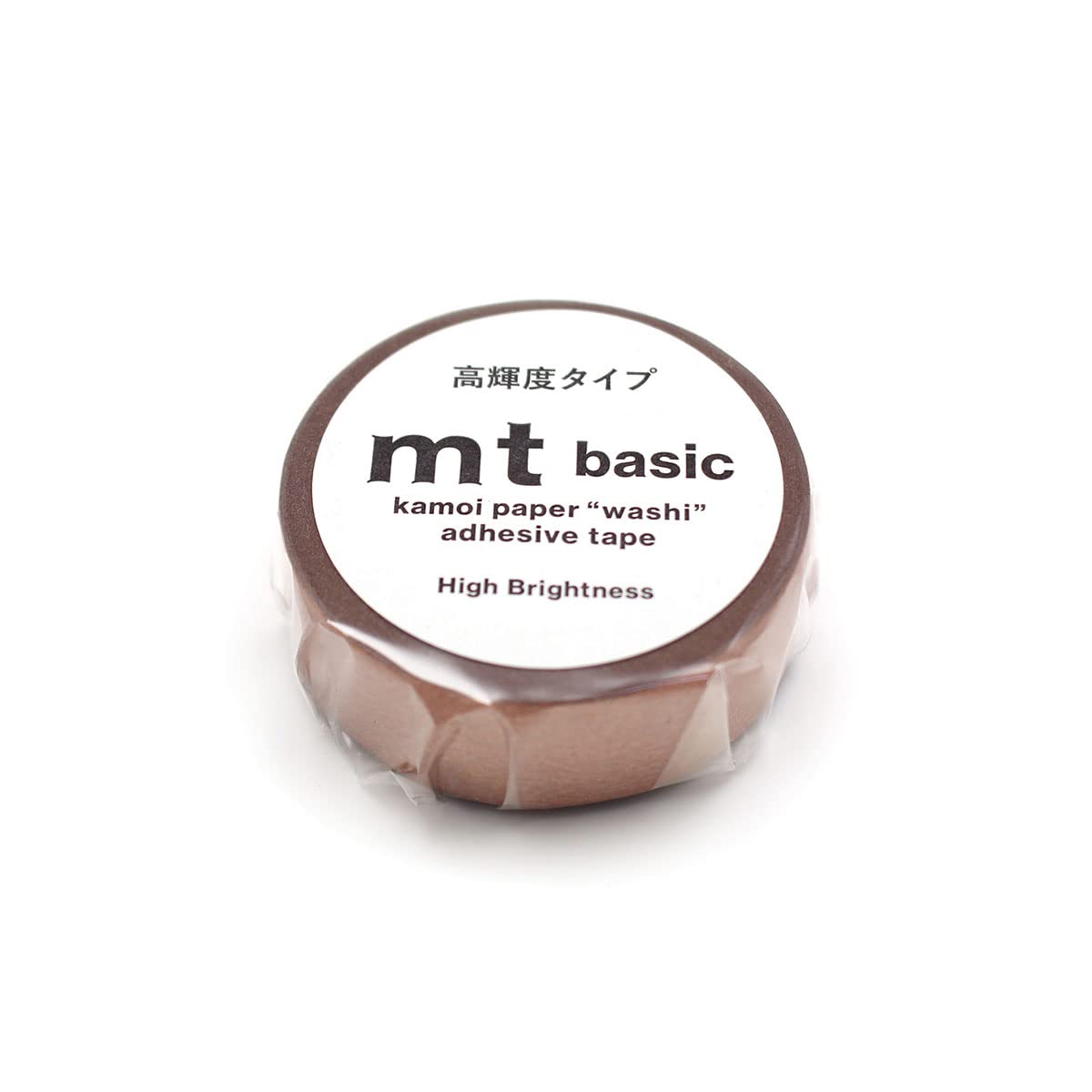 MT 2022 Summer New Products Solids Washi Paper Masking Tape 15mm x 7m High Brightness Bronze MT01P534