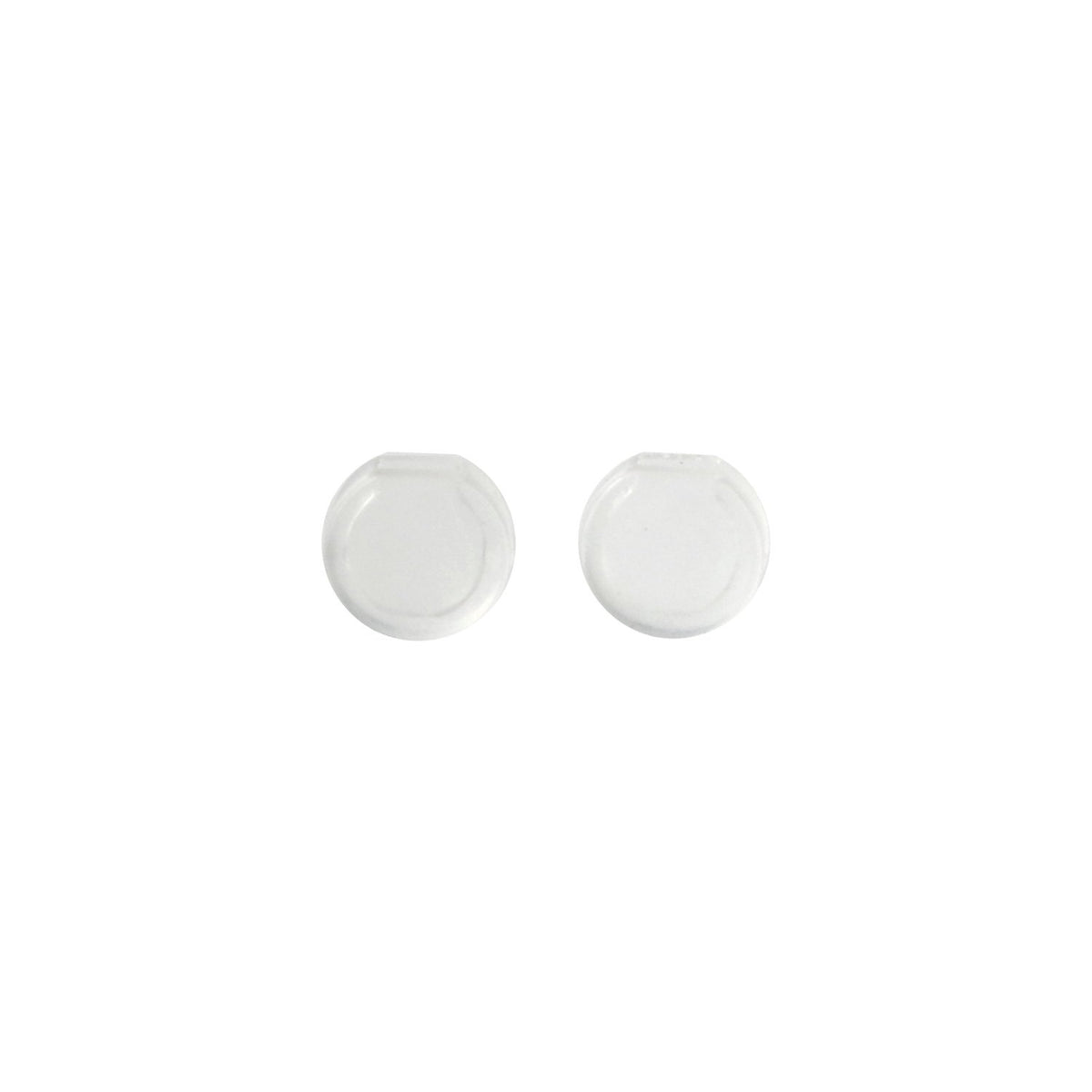 NBK A12-10 Silicone Cover for Earring Converters, Approx. W 0.3 x H 0.3 inches (8 x 7 mm), Pack of 10