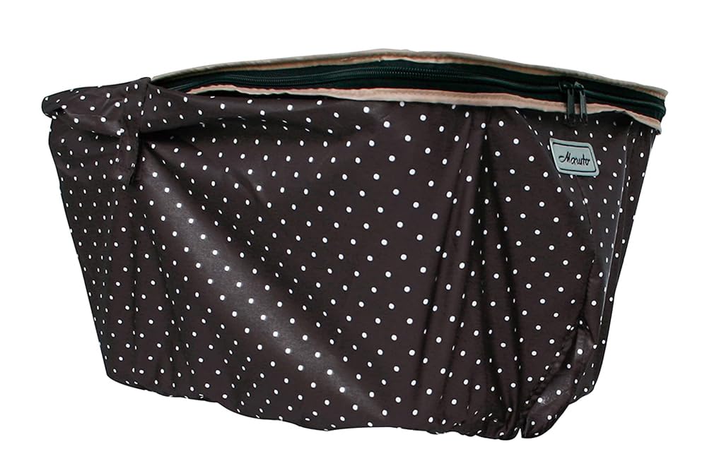 Marth (MARUTO) 2 2-Tier Zipper After Basket Cover D – iirmt2650 Polka Dot/Brown
