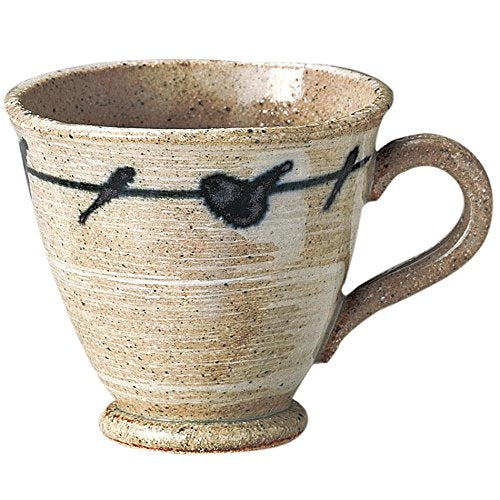 三陶(Santo) Banko Ware 07271 Lightweight Mug, Dyed, Capacity: Approx. 9.1 fl oz (270 ml), Made in Japan