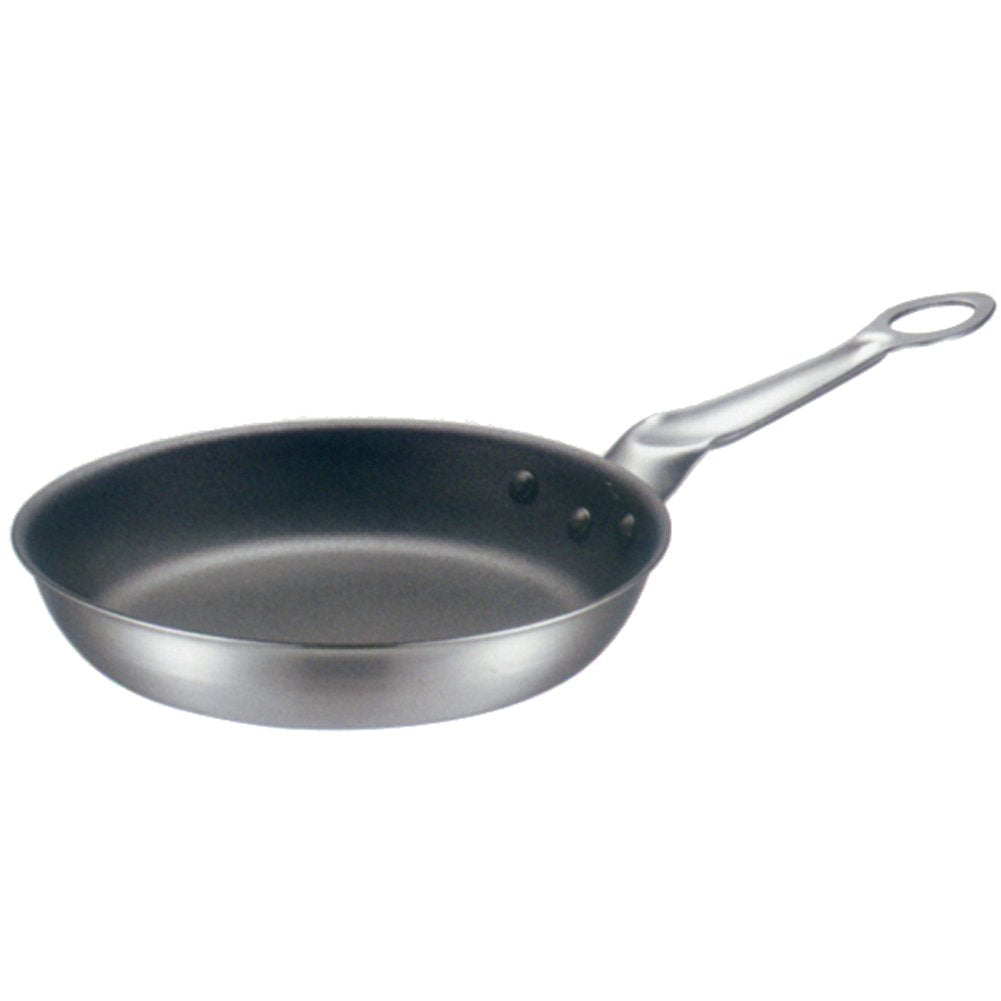 Puppy Seal IH Maestro 20518 2-Layer Steel Clad Frying Pan, Fluorine Coating, 7.1 inches (18 cm)