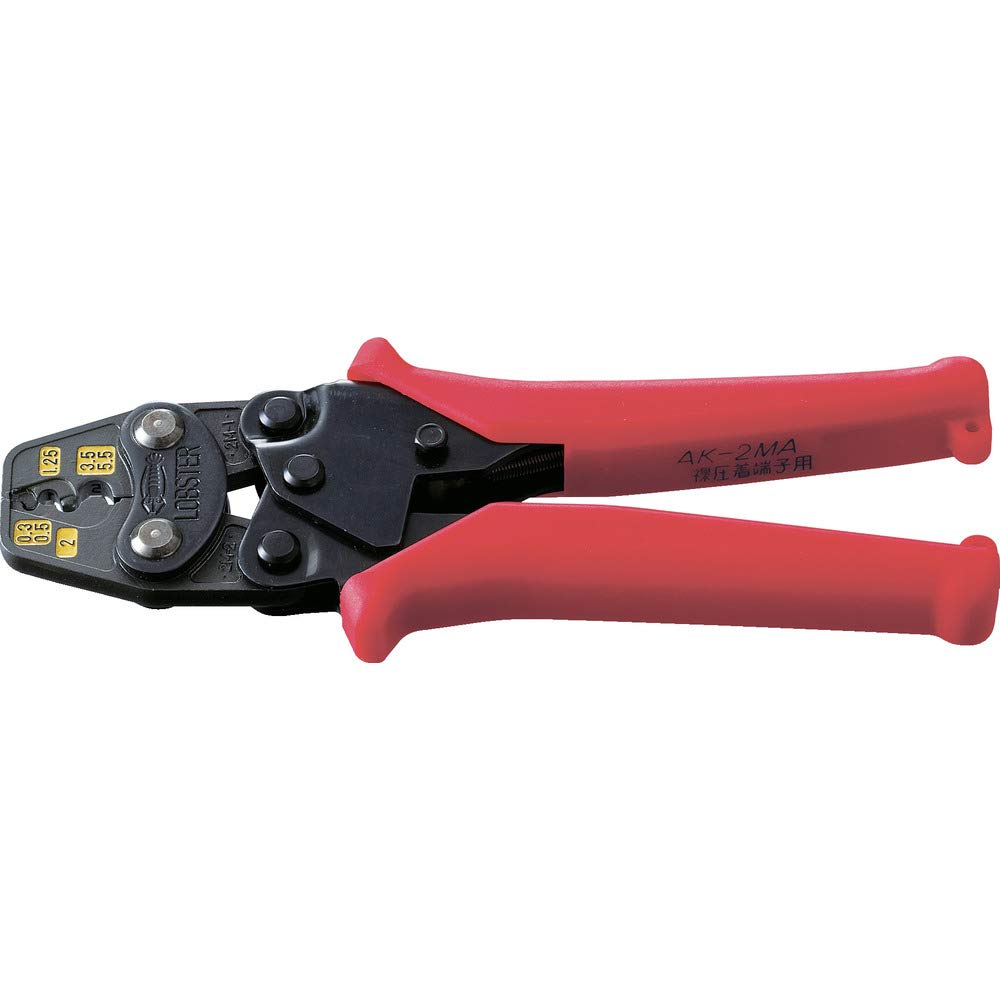 Lobtex ("LOBSTER") Mini crimp for bare crimp terminal (Usage range 0.3 ? 0.5 ? 1.25 ? 2 ? 3.5 ? 5.5) [Model: AK2MA] (Japan Import)