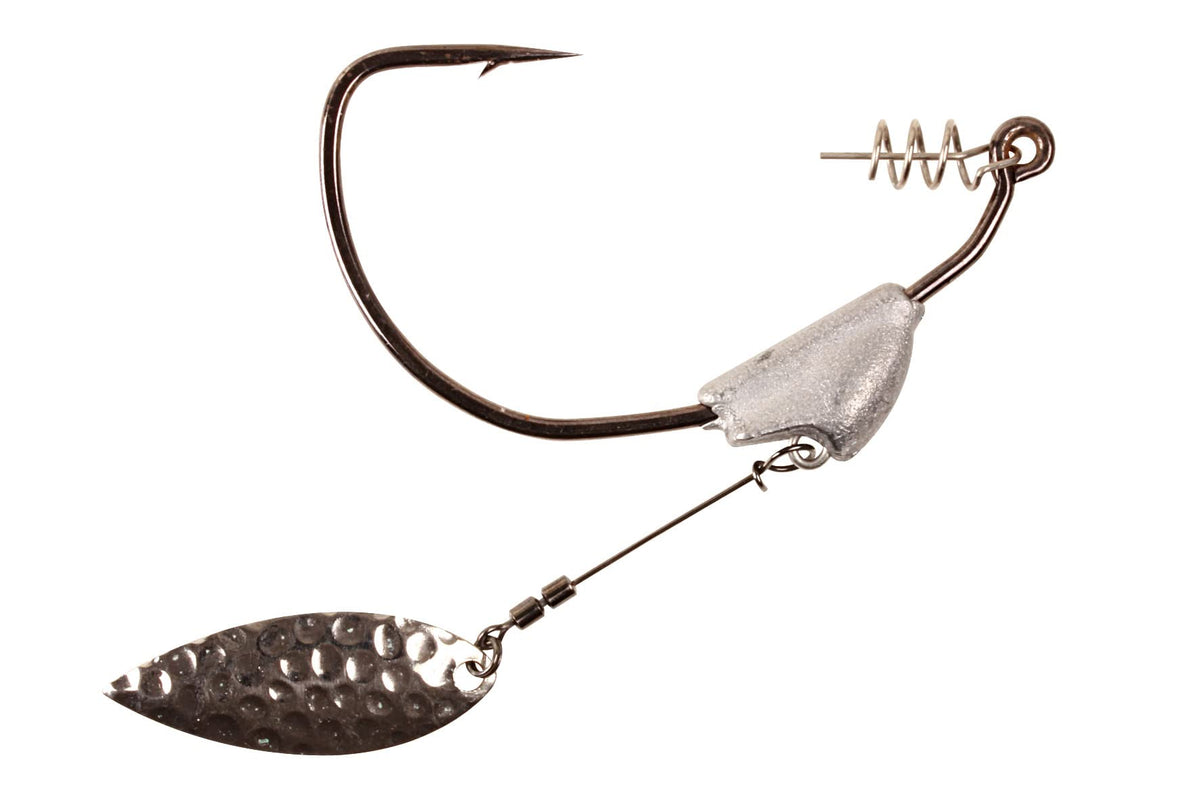 Owner 55164 Worm Hook, Twist Lock Flashy Swimmer, No. 5/0, 1/4 oz