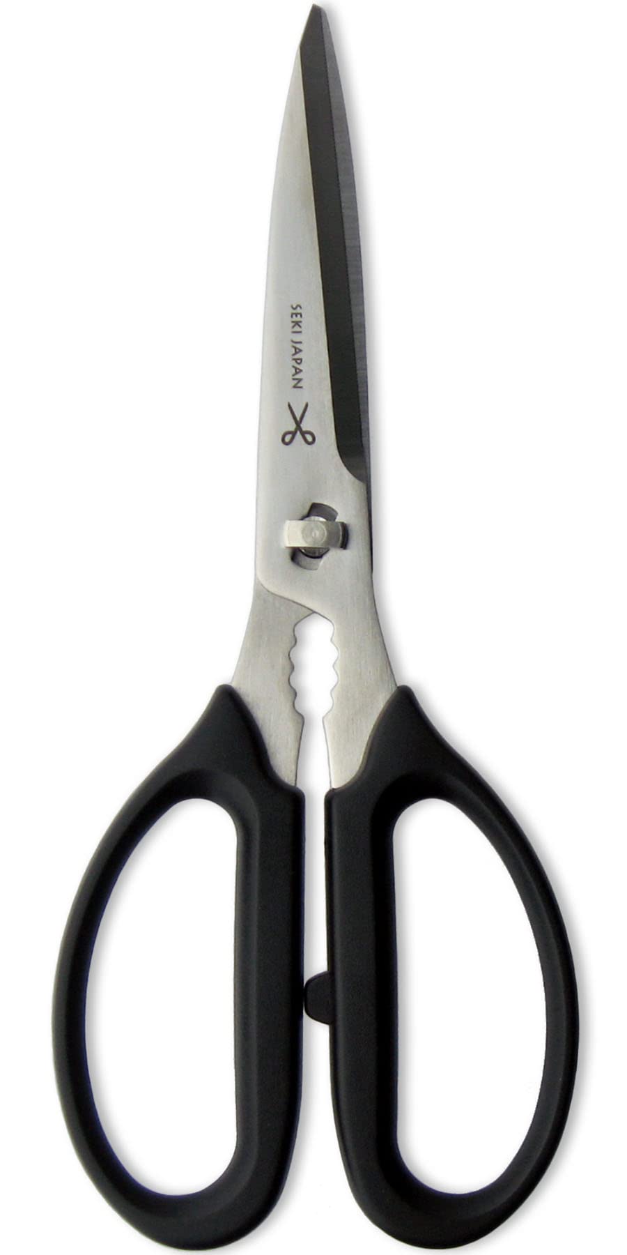 Nagao Seki Kitchen Scissors, 7.1 inches (18 cm), Disassemble and Washable, Stainless Steel, Made in Japan