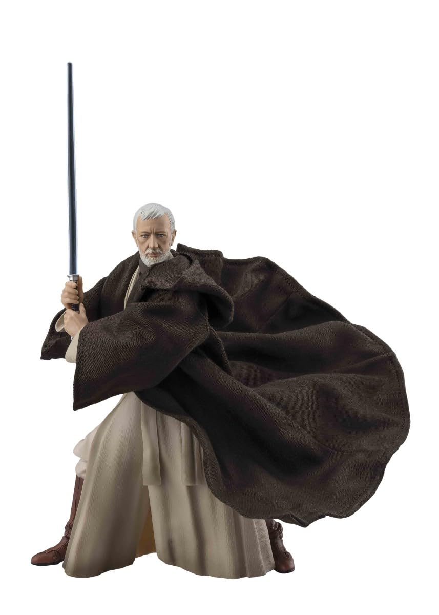 TAMASHII Nations S.H. Figuarts Star Wars Episode 4: New Hope Ben Kenobi -Classic Ver.- (Star Wars: A New Hope) Approx. 5.9 inches (150 mm), PVC & ABS & Fabric Pre-Painted Action Figure