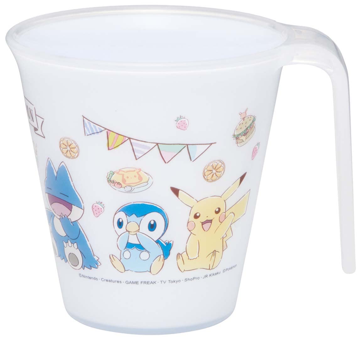 Skater KH3-A Stacking Tumbler with Handle, 9.2 fl oz (260 ml), Pokemon Cafe Art, Made in Japan
