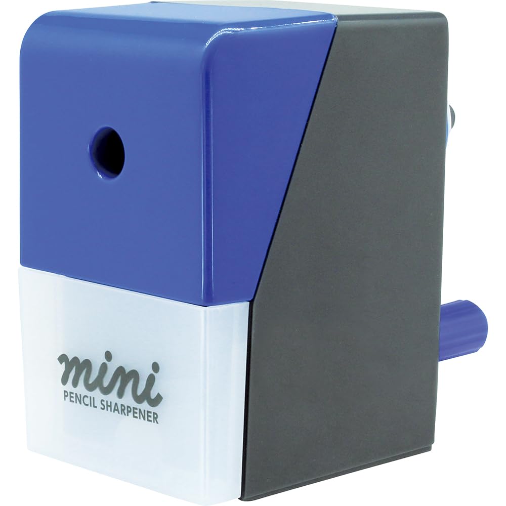 Debika Pencil Sharpener, You Can Sharpen Thoroughly Mini Pencil Holder Manual Blue Black 43750