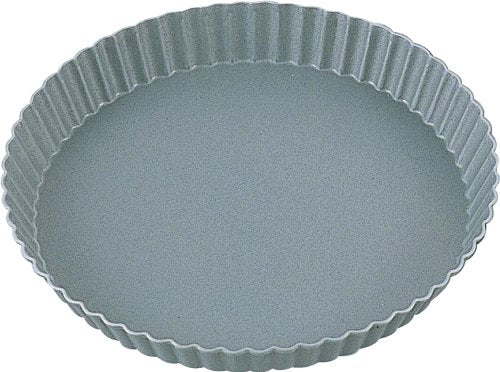 タイガークラウン Tiger Crown 5233 Tart Mold, Gray, 7.9 x 0.9 inches (200 x 24 mm), Alt Shape, 7.9 inches (20 cm), Aluminum, Fluorine 2 Coating, Removable Bottom