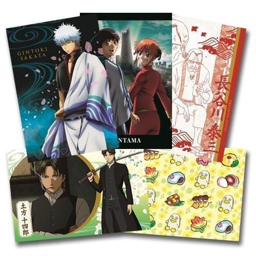 Carte postale Hijikata Hasegawa Gintoki 5 pieces carte postale F Prix mis Sorachi Hideaki toujours loterie Gintama Final Chapter tout ya plus (Japon import / Le paquet et le manuel sont ?crites en japonais)