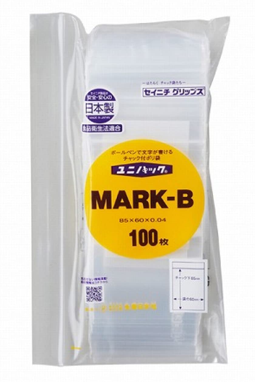 Uni-Pack MARK-B with Memo Column, 2.4 x 3.3 inches (60 x 85 mm), 100 Sheets