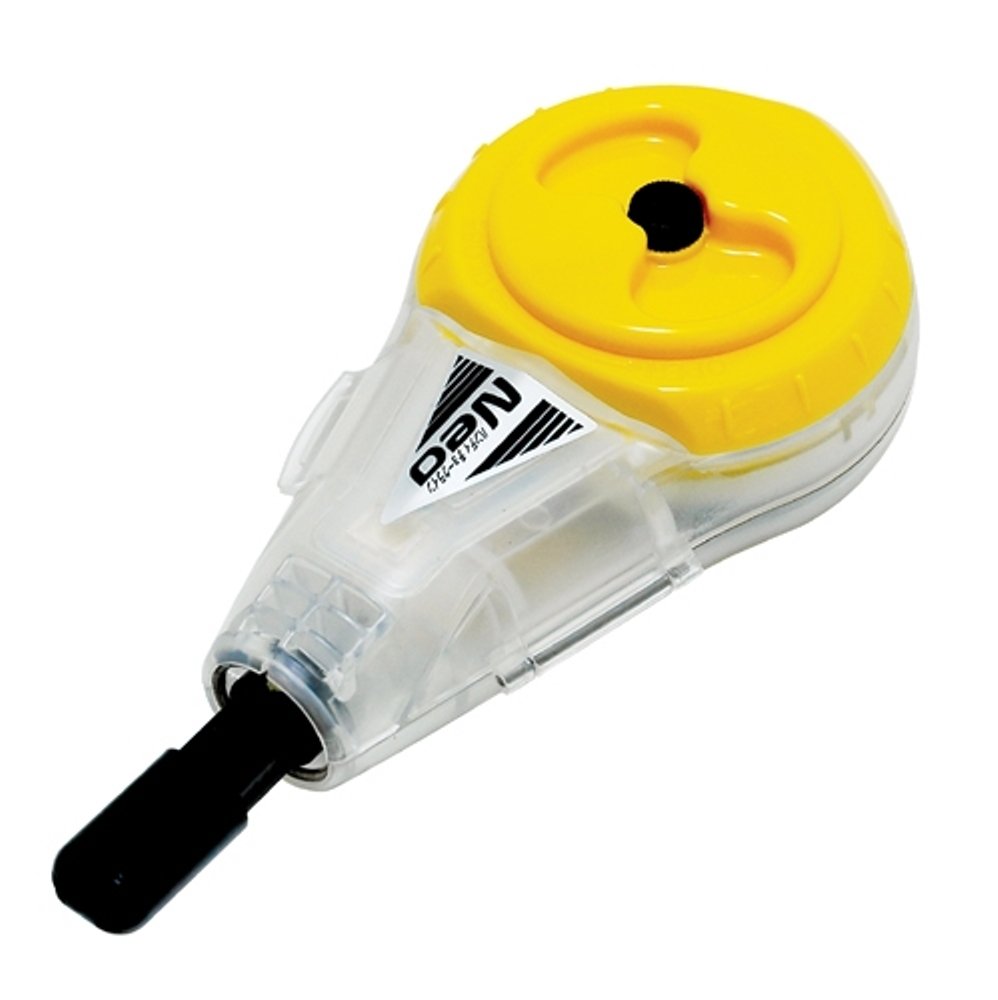 Shinwa Sokutei 77493 Neo Handy Chalk Line, Automatic, Thick Yarn, Yellow