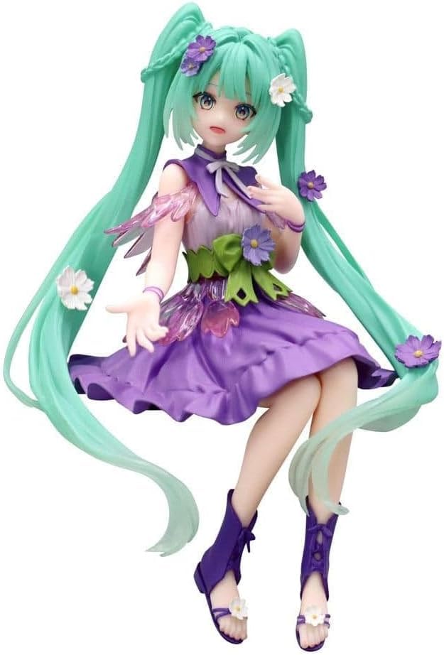 Thunder Tech Hatsune Miku - Flower Fairy Cosmos Purple Ver. - Noodle Stopper Figure