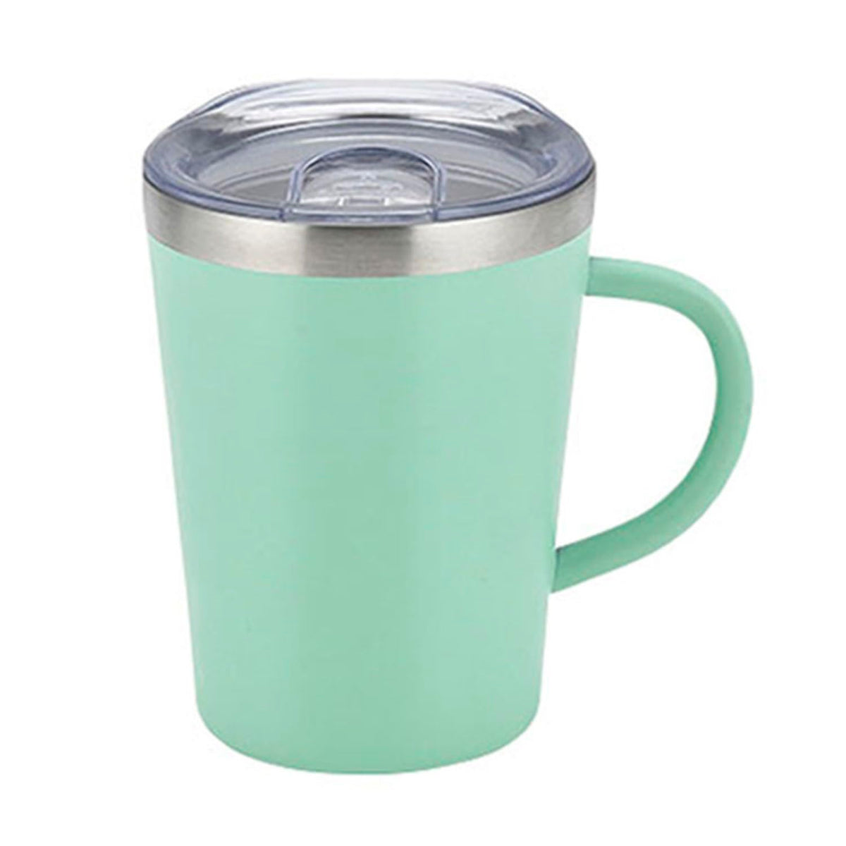 Living Smoo Mug with Lid 350ml Light Green