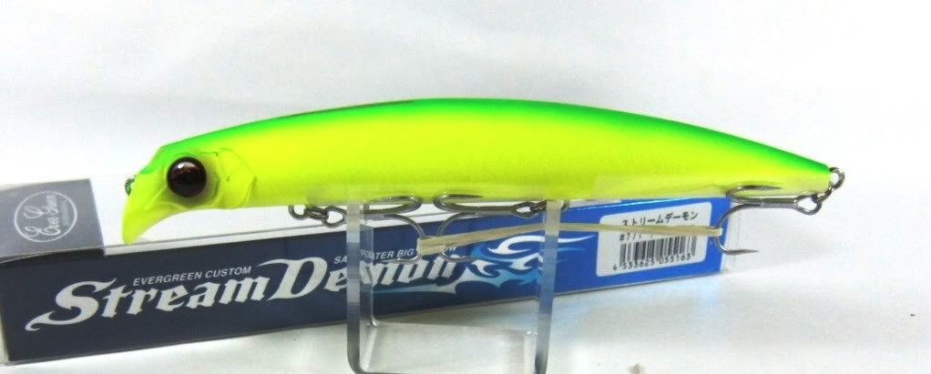 Evergreen Minnow Stream Demon 6.3 inches (16 cm), 1.3 oz (33.5 g), Matte Lime #772