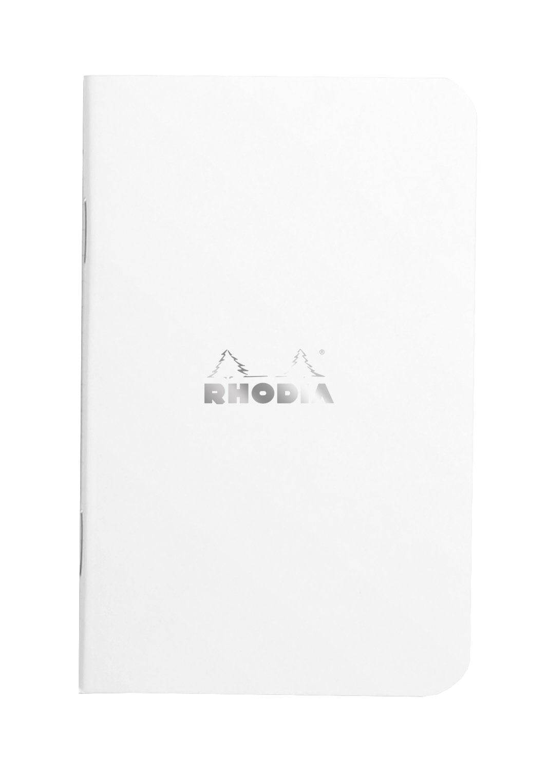 RHODIA(ロディア) Rodia cf119151 Mini Classic Staple Notebook, Ruled, White, Set of 2