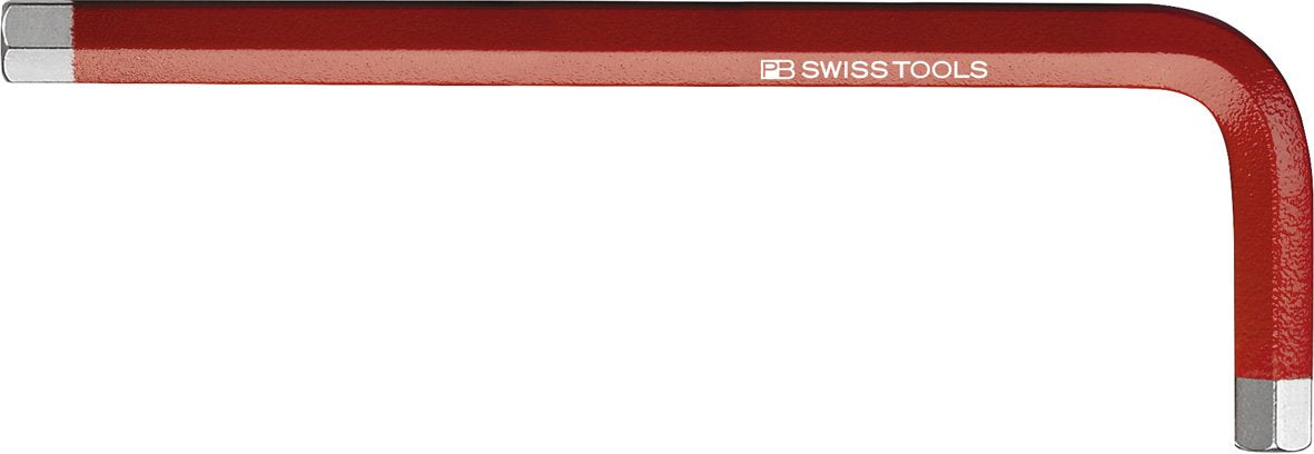 PB Swiss Tools 6mm Rainbow color-coded Hex Key L-wrench, Red