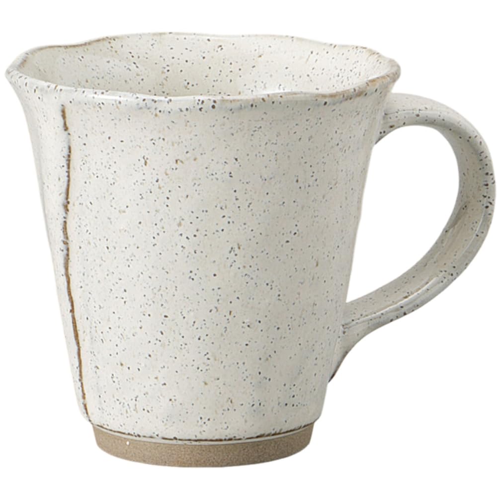 Ale-net Mug, 4.7 x 3.5 x 3.5 inches (12 x 9 x 9 cm), 9.2 fl oz (260 cc), Black Pottery, Microwavable, Mino Ware, Made in Japan
