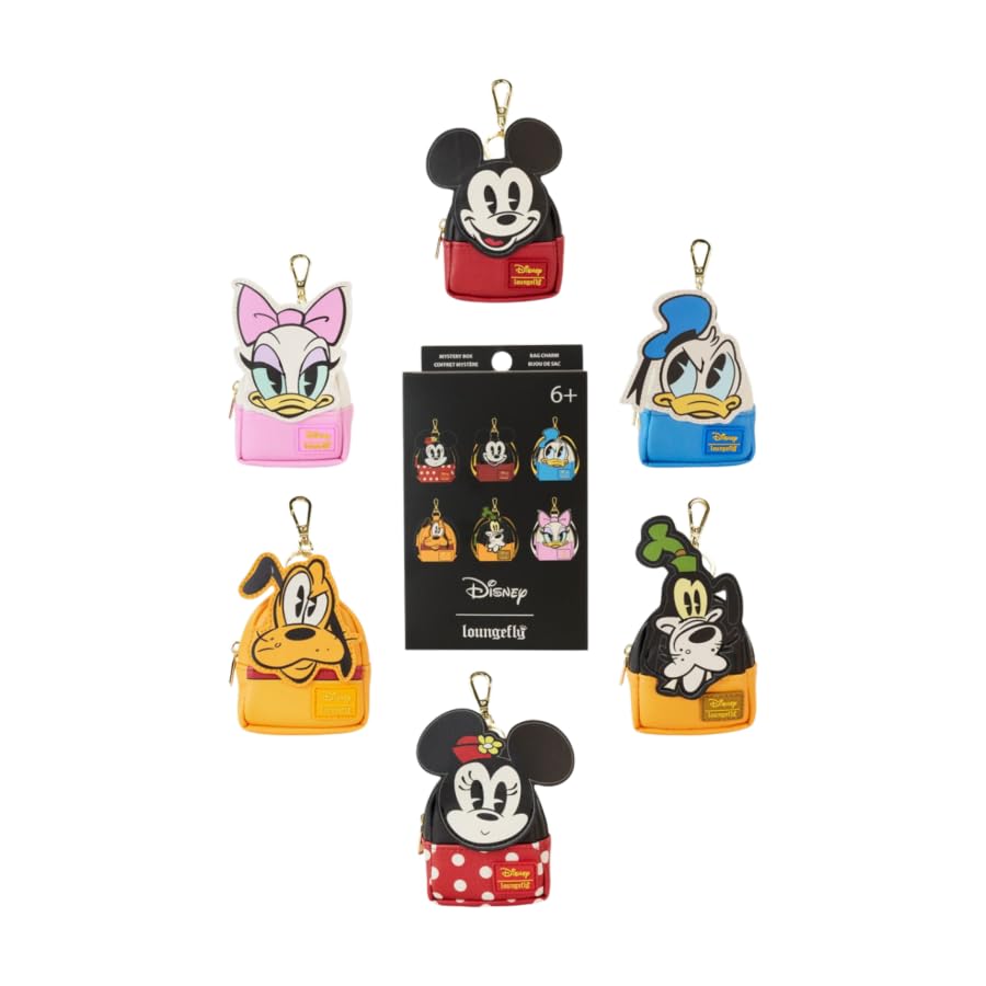 Loungefly Disney - Mickey and Friends Mystery Bag Keychain Charm (1 random Charm)