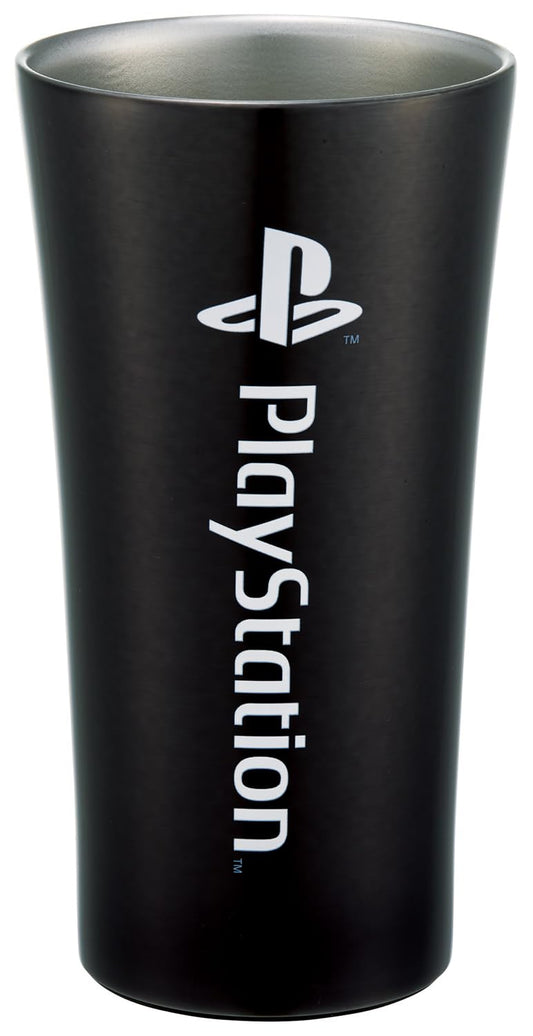 Skater STB4N-A Hot and Cold Stainless Steel Tumbler, 13.5 fl oz (400 ml), Vacuum Insulated, PlayStation Logo