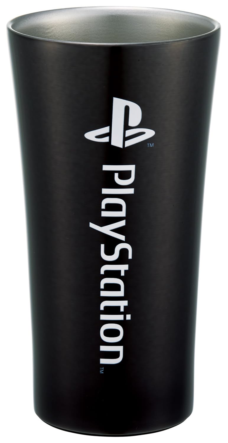 Skater STB4N-A Hot and Cold Stainless Steel Tumbler, 13.5 fl oz (400 ml), Vacuum Insulated, PlayStation Logo
