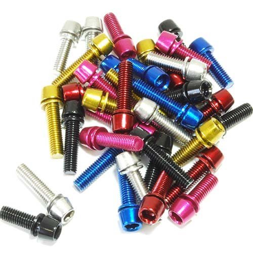 FF-R Stainless Steel Color Bolts, M5 x 20, Pack of 6, [TL-109F-520] Pink