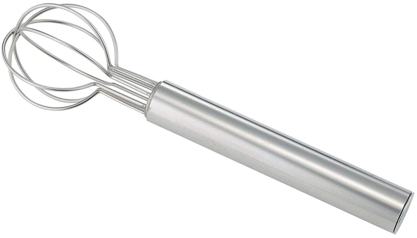 Shimomura Kihan 34865 Whisk Miso Muddler, Made in Japan, Stainless Steel, Measuring 2 Cups of Miso Soup, Whisk