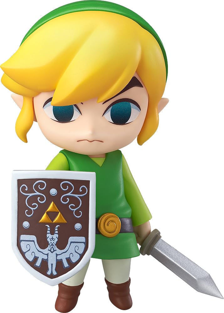 Good Smile Company Legend of Zelda 4 Inch Action Figure Nendoroid - Link The Wind Waker Version
