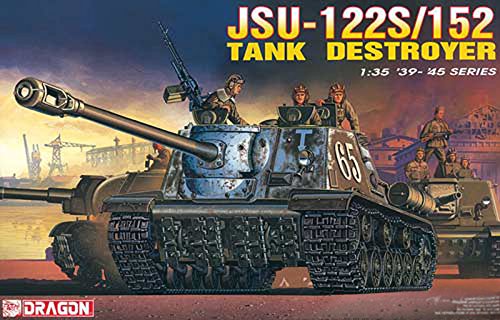 DR6047 1 / 35 WW.II tank JSU-122S/152