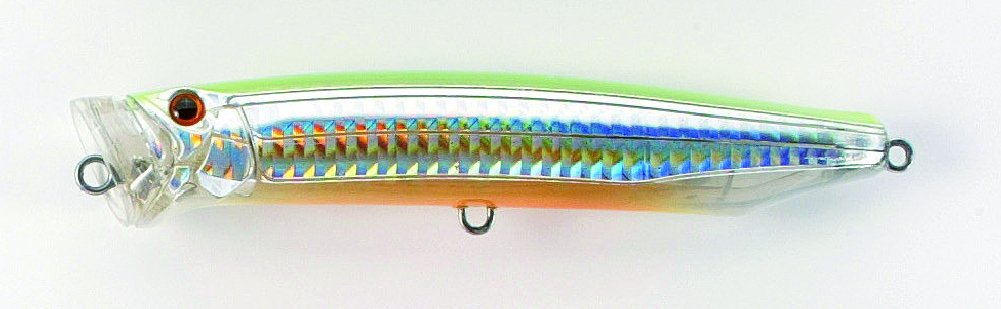 TackleHouse CFP150 Popper Contact Feed Popper 5.9 inches (150 mm), 2.1 oz (60 g), Chartback, Orangeberry, Slit HG #02