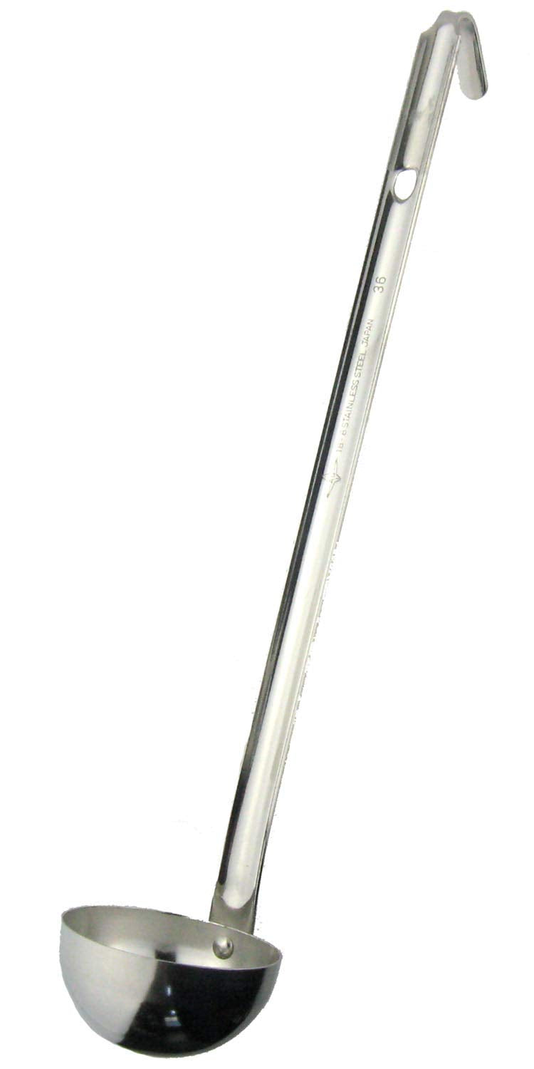 Nagao SUS304 Ladle, Soup Ladle, 1.2 fl oz (36 cc), Commercial Use, Made in Japan 50036