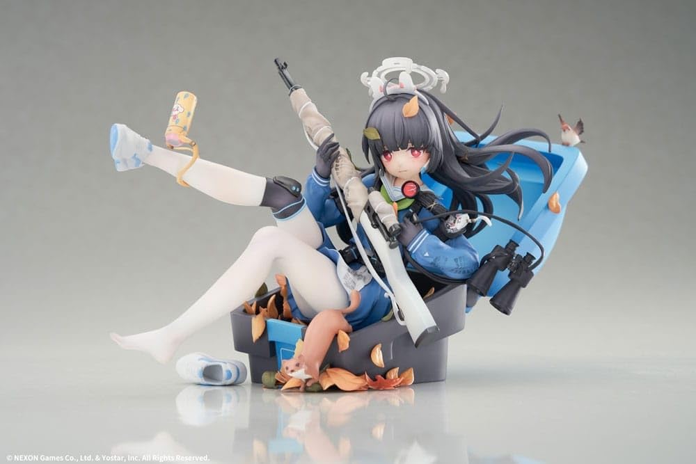 Elegant Blue Archive - Blue Archive - Miyu (Small Mind Observation) Total Height Approximately 5.5 inches (140 mm) (Including Base) PVC and ABS 1/7 Scale Painted Finished Figure