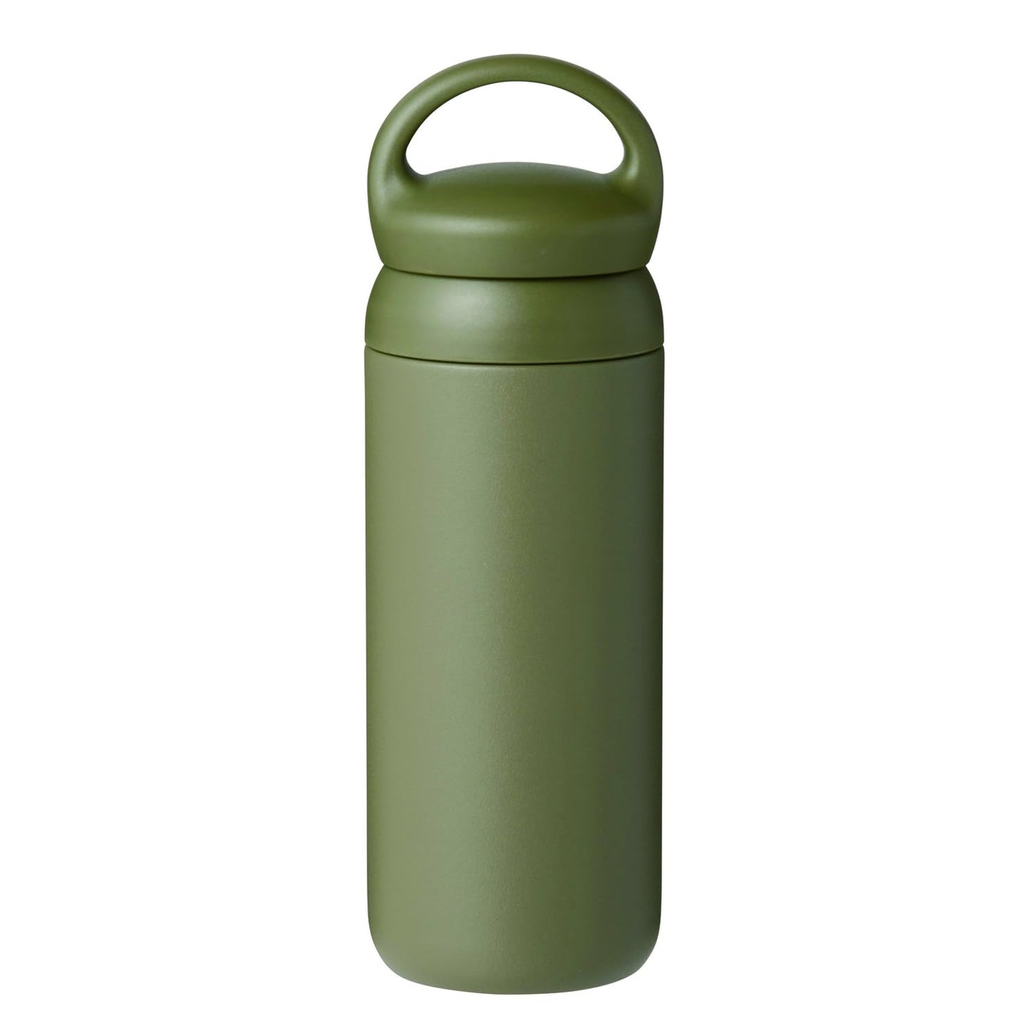 KINTO 21095 Day-off Tumbler, 16.9 fl oz (500 ml), Khaki, Double Wall Vacuum Construction, Hot and Cold Insulation, Water Bottle
