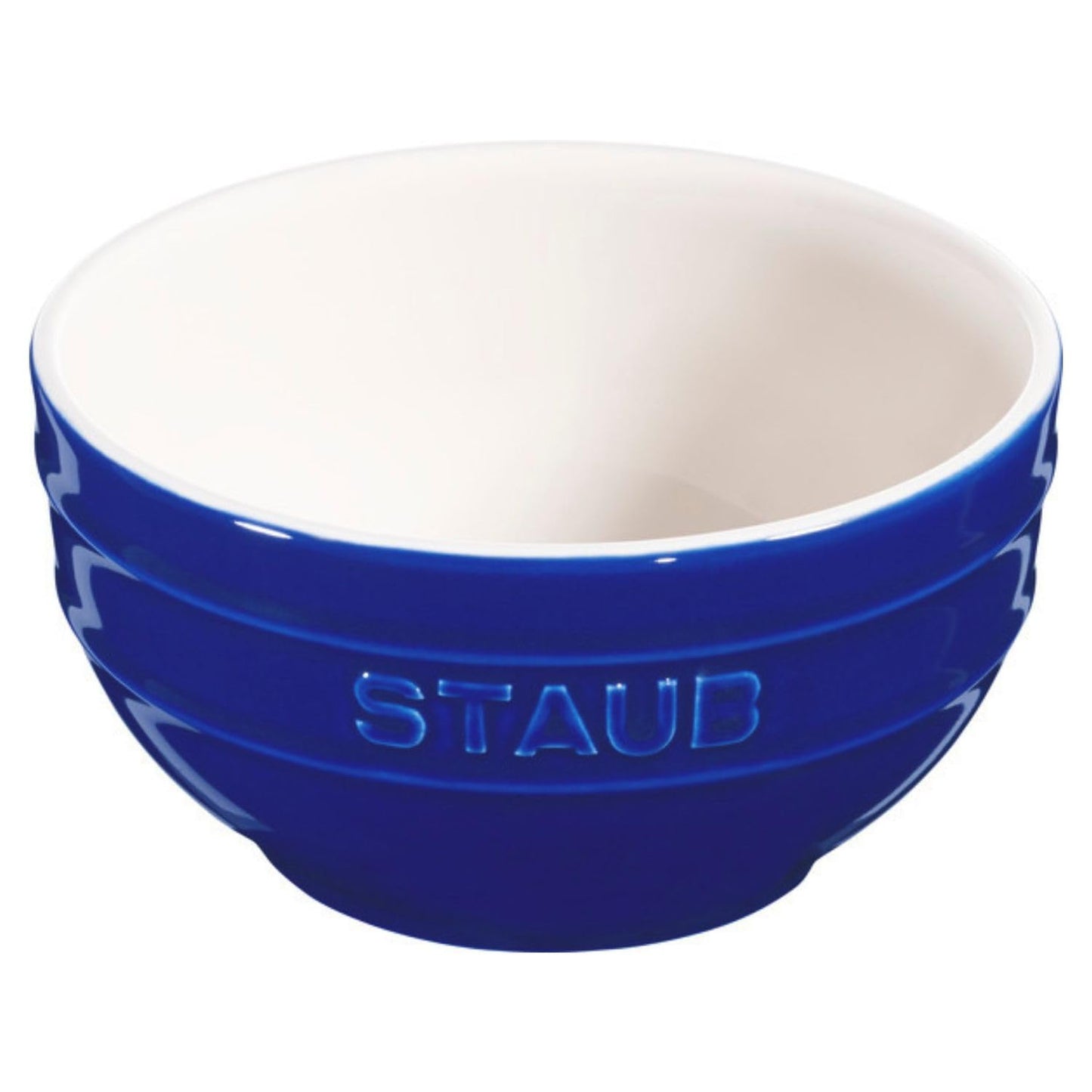 Staub Ceramic Bowl 40511-813 Blue 5.5 inches (14 cm) Ceramic Bowl, Heat Resistant, Microwave Safe