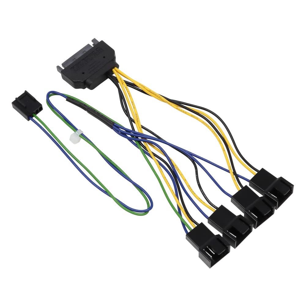 AINEX CA-864SAPSA Fan PWM Signal 4 Branch Cable, 3.9 inches (10 cm)