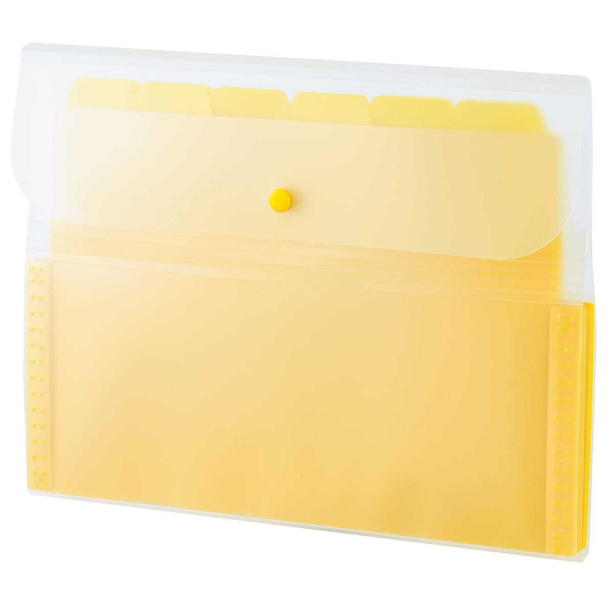 Sekisei ACT-3912 Document File, A4, 13 Pockets, Yellow