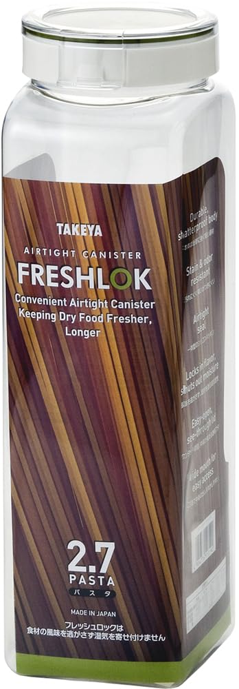 Takeya Chemical Industry Fresh Rock Pasta Storage Container 0.8 gal (2.7 L)