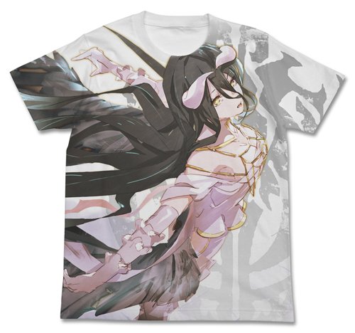Overload Albedo Full Graphic T-Shirt White M Size