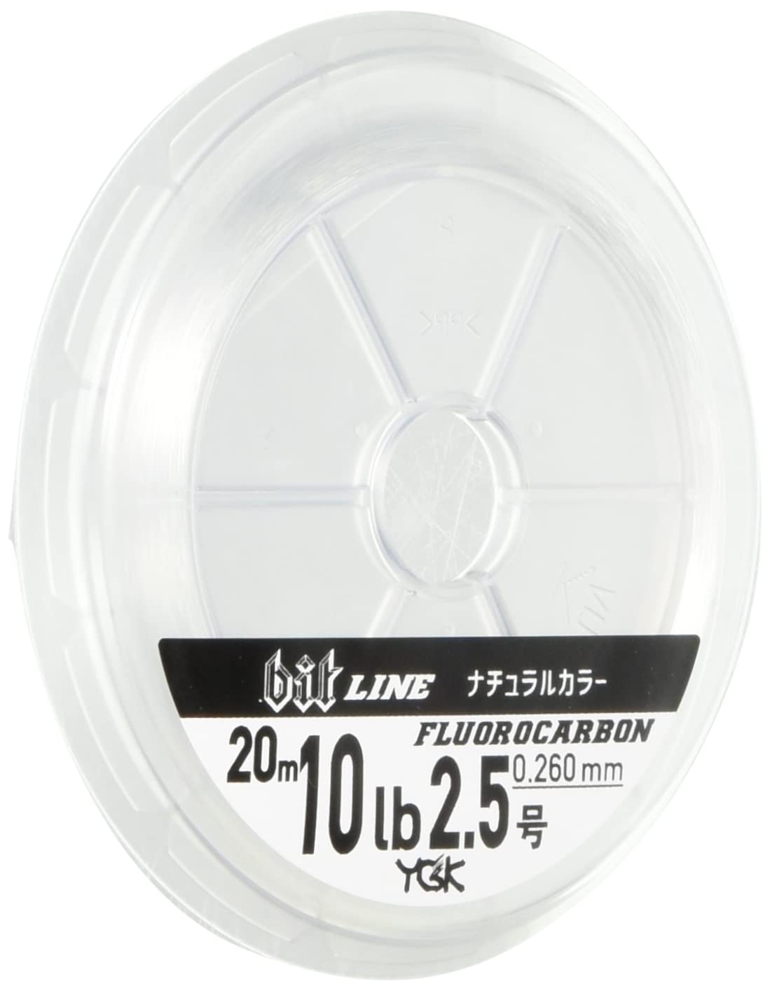 X-Braid Shock Leader, Bit Leader, Super Strong, Fluorocarbon 65.6 ft (20 m), No. 2.5, 10 lb, Natural