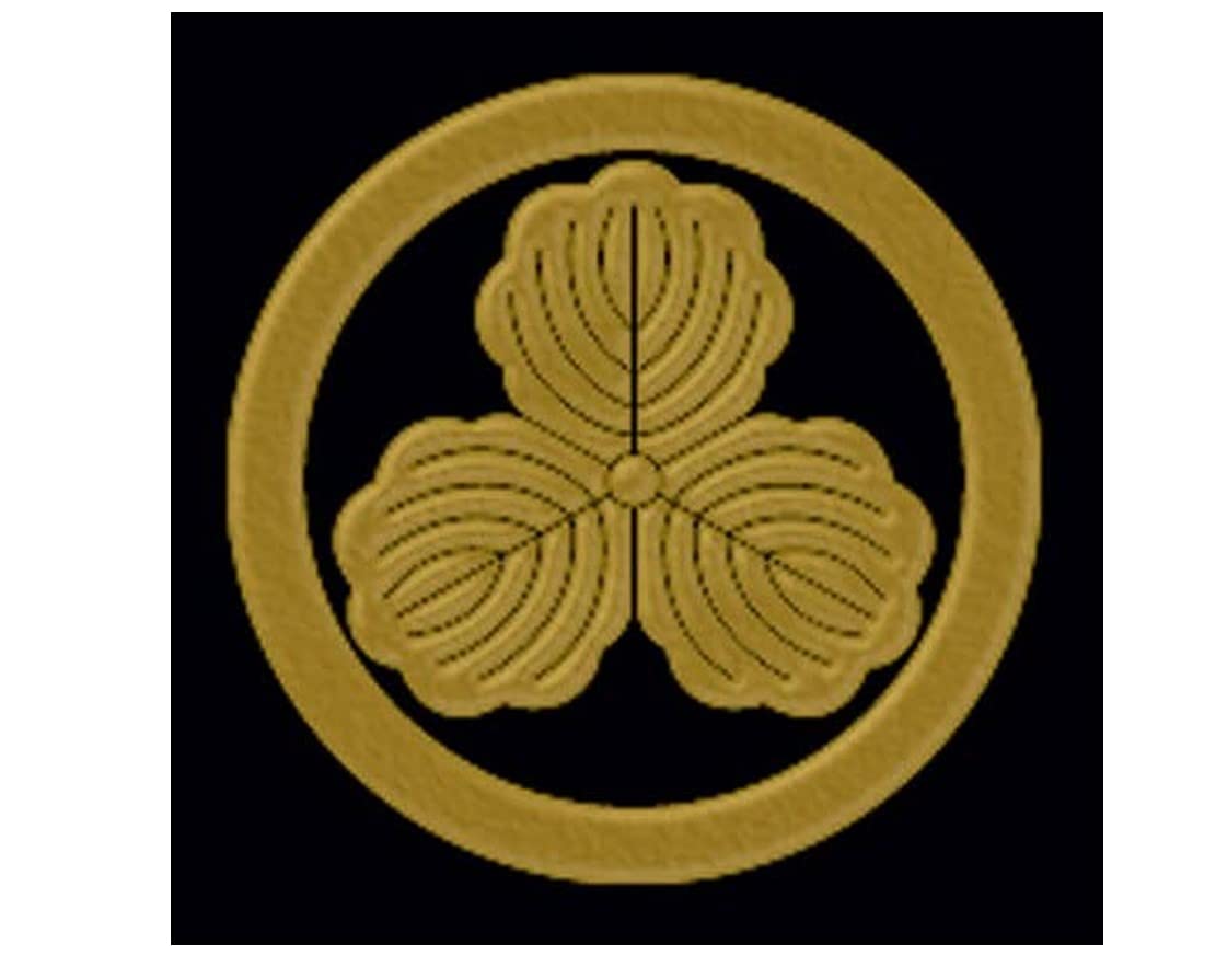 Craft Kyoto in General Family Crest Lacquer Seal 05. Round Sankashiwa / GD