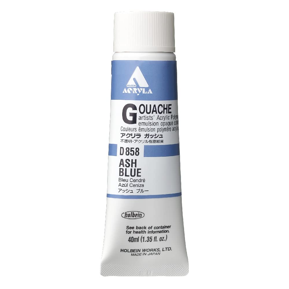 Holbein Acrylic Gouache 40 ml ash Blue