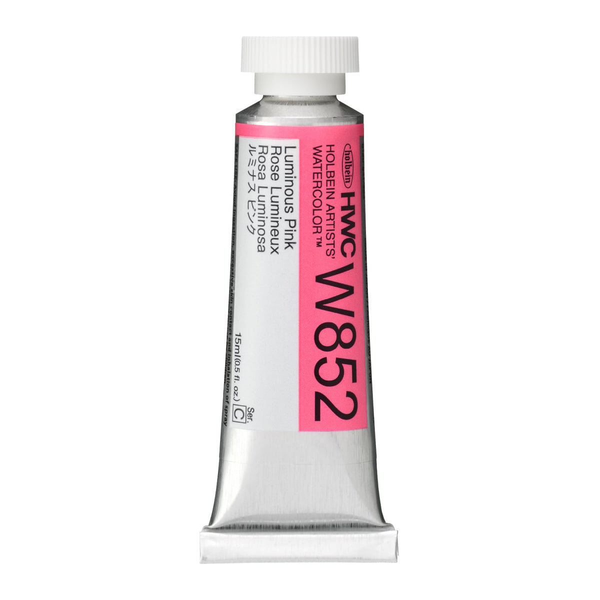 Holbein Artists' Watercolor - Luminous Pink, 15 ml Tube