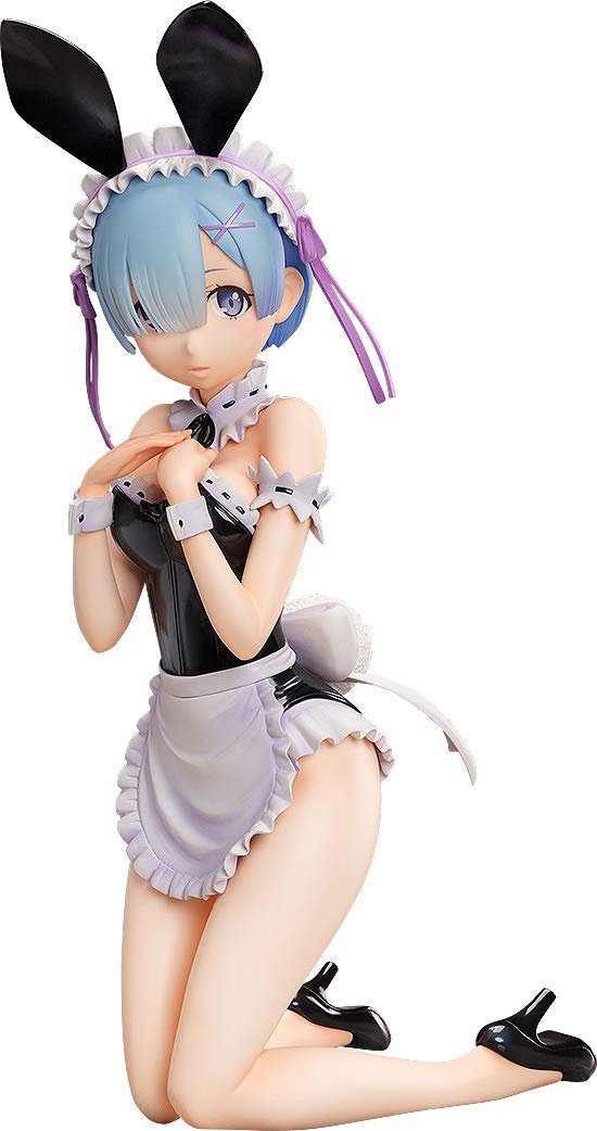 Freeing Re:Zero - Starting Life in Another World: Rem (Bunny Version) 1:4 Scale PVC Figure, Multicolor